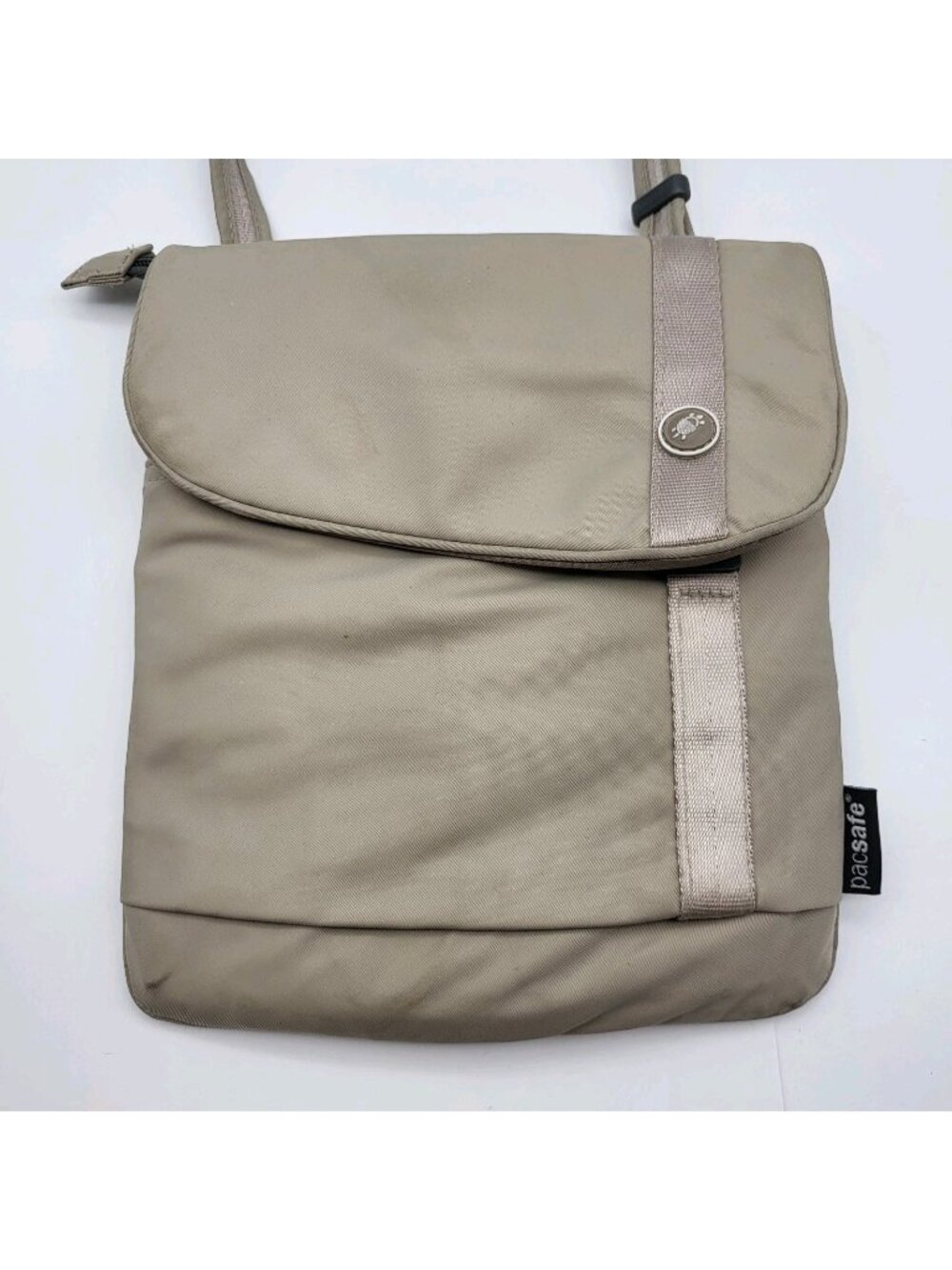 Pacsafe Slingsafe Anti-Theft RFID Blocking Crossbody Bag Gray Nylon Gorpcore